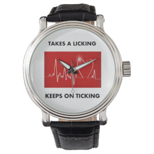 Reloj De Pulsera Toma una lamedura - guarda en hacer tictac
