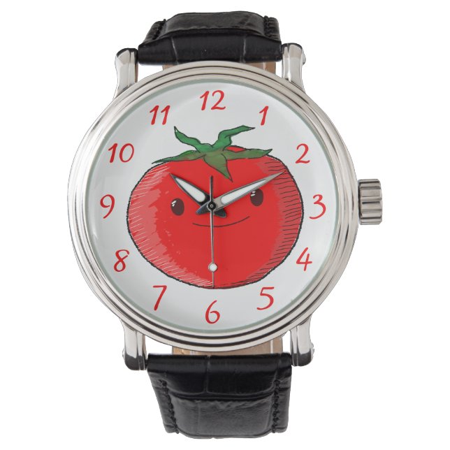 Reloj De Pulsera Tomate Personalizado lindo (Anverso)