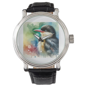 Reloj De Pulsera Tomeguin Bird 210724AREF110 - Watercolor