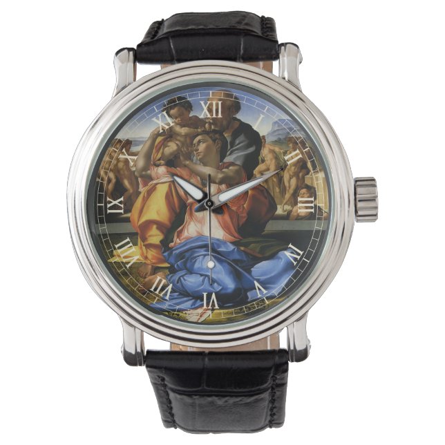 Reloj De Pulsera Tondo Doni o Madonna Doni de Miguel Ángel (Anverso)
