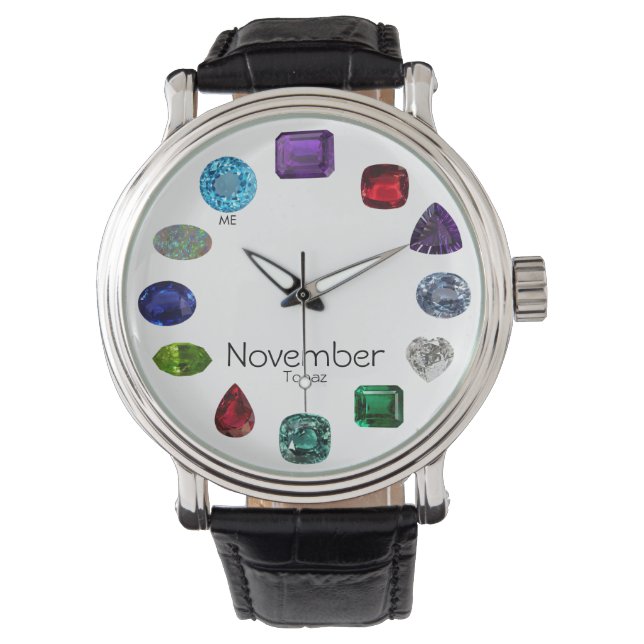 Reloj De Pulsera Topaz, Noviembre de Béthstone (Anverso)