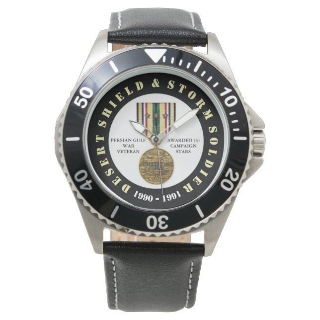 Reloj De Pulsera Tormenta del desierto de las ESTRELLAS DE LA CAMPA (Anverso)