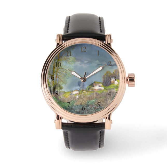 Reloj De Pulsera Tormenta eléctrica de primavera (Anverso)