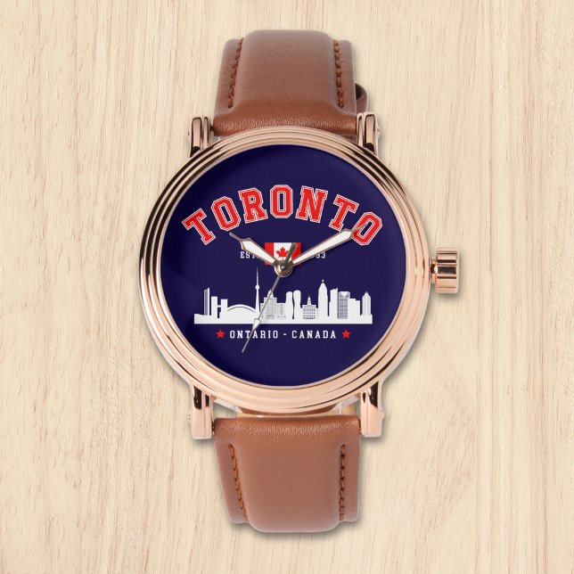 Reloj De Pulsera Toronto Canada Skyline City (Subido por el creador)