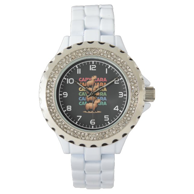 Reloj De Pulsera Torre Capybara (Anverso)