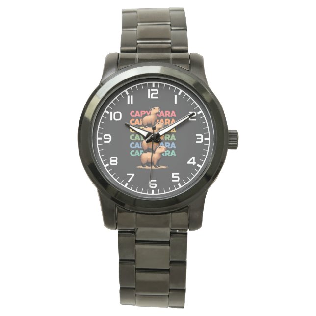 Reloj De Pulsera Torre Capybara (Anverso)