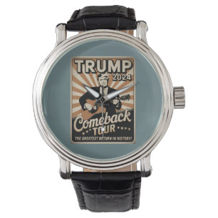 Reloj De Pulsera TORRE COMEBACK DE Vintage TRUMP 2024 Rocks