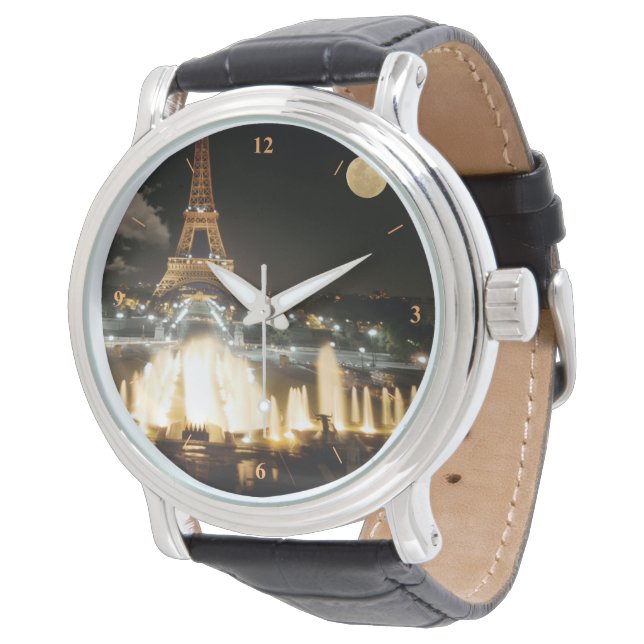 Reloj De Pulsera Torre Eiffel de noche (Angular)