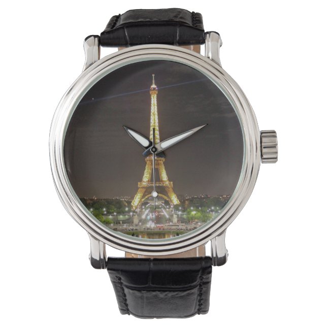 Reloj De Pulsera Torre Eiffel París Francia (Anverso)