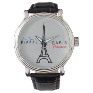 Reloj De Pulsera Torre Eiffel simple y elegante
