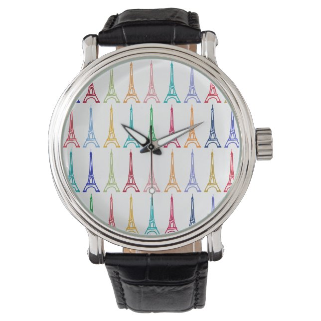Reloj De Pulsera Torres de color Eiffel (Anverso)