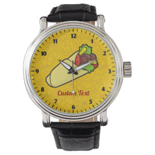 Reloj De Pulsera Tortilla Sandwich Wrap