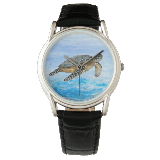 Reloj De Pulsera Tortuga 1 océano marino (Anverso)