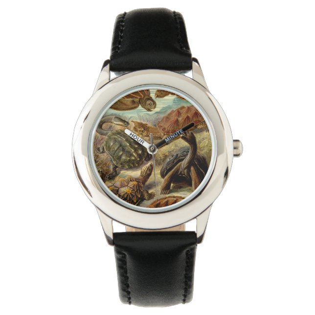 Reloj De Pulsera Tortuga (Chelonia) de Haeckel (Anverso)