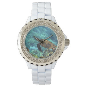 Reloj De Pulsera tortuga en el mar