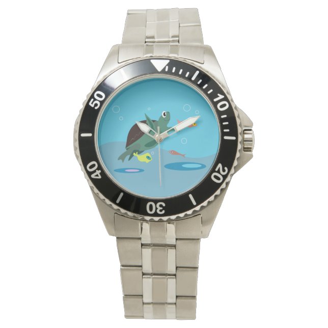 Reloj De Pulsera Tortuga linda (Anverso)