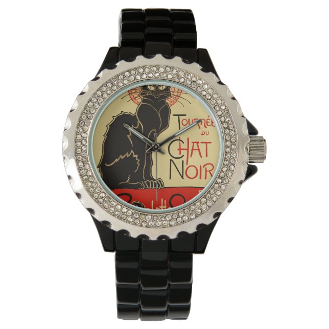 Reloj De Pulsera Tournée du Chat Noir Art Nouveau (Anverso)