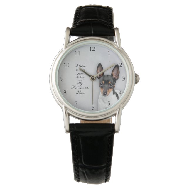 Reloj De Pulsera Toy Fox Terrier Mom Watch (Anverso)