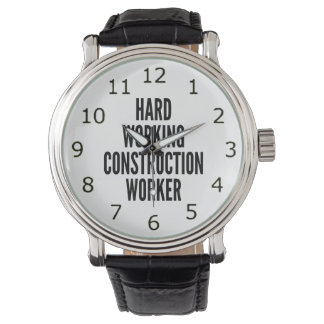 Reloj De Pulsera Trabajador duro de construcción