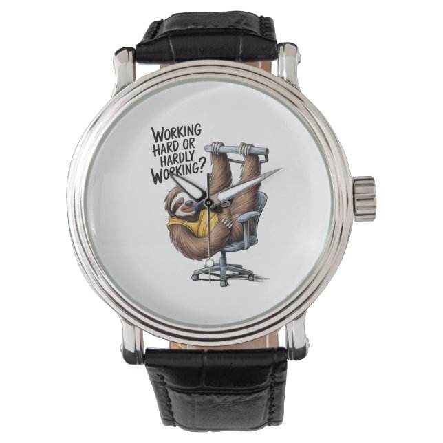 Reloj De Pulsera Trabajando duro o trabajando duro (Anverso)