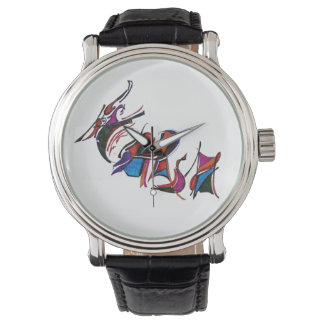 Reloj De Pulsera Trabajo de arte personalizado en caligrafía HARSH