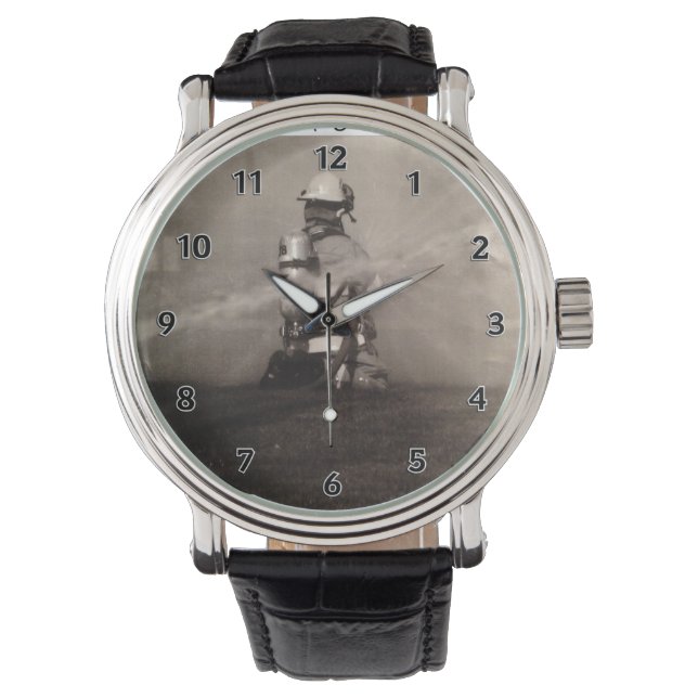 Reloj De Pulsera Trabajo de bomberos (Anverso)