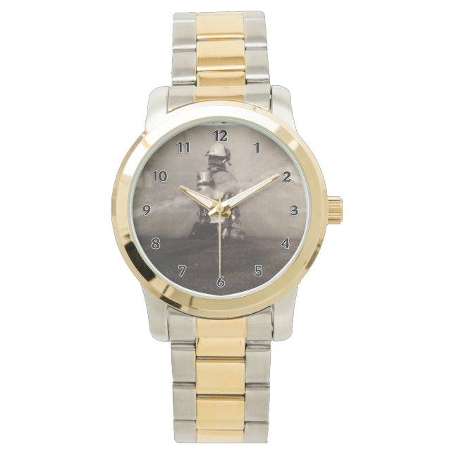 Reloj De Pulsera Trabajo de bomberos (Anverso)