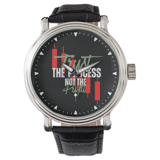 Reloj De Pulsera Trade Motivation | Trust | Self discipline (Anverso)