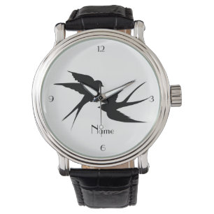 Reloj De Pulsera Tragar pájaros Silhouettes Thunder_Cove 