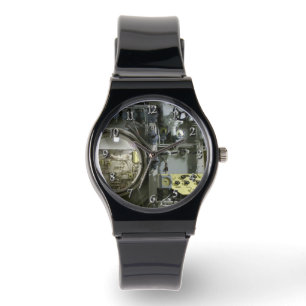 Reloj De Pulsera tramar un antiguo submarino retro