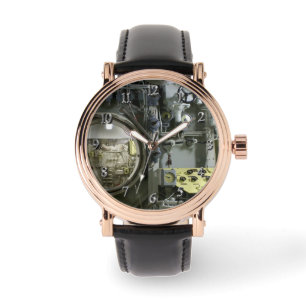 Reloj De Pulsera tramar un antiguo submarino retro