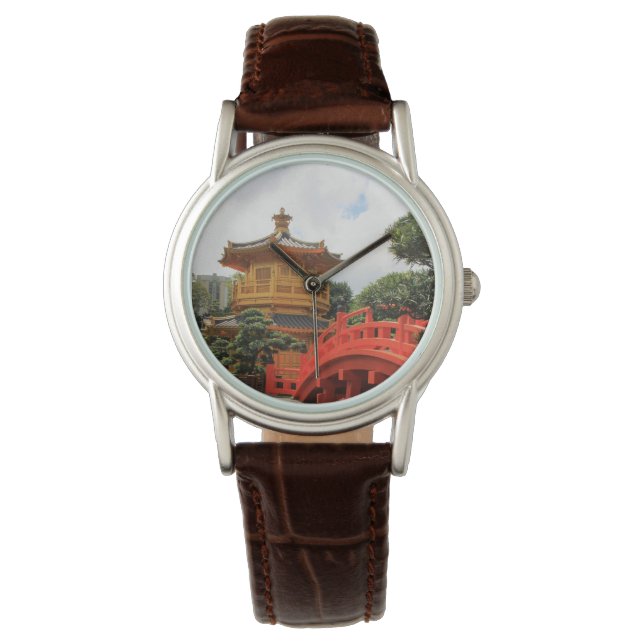 Reloj De Pulsera Tranquilidad Vigilancia del paisaje (Anverso)
