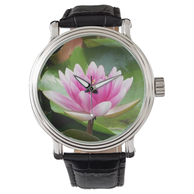 Reloj De Pulsera Tranquilo Lotus (Anverso)