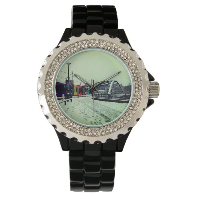 Reloj De Pulsera Tranvía a rayas (Anverso)