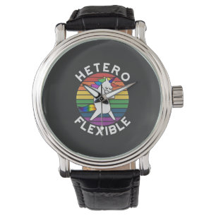 Reloj De Pulsera Traspaso bisexual LGBT lésbico heterosexual hetero