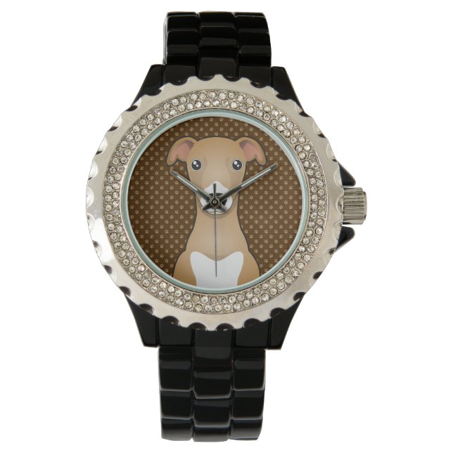 Reloj De Pulsera Trayectorias Personalizados de perros de Greyhound (Anverso)