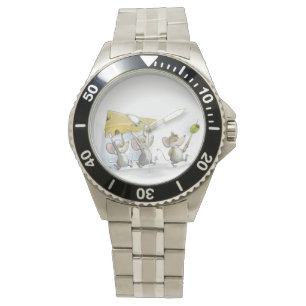 Reloj De Pulsera Trayendo el queso (con aceitunas) Watch