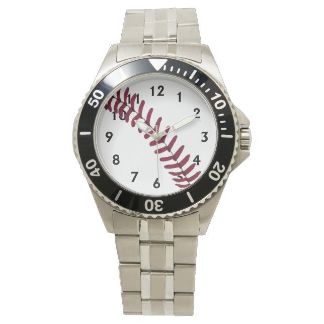 Reloj De Pulsera Tread de béisbol (Anverso)