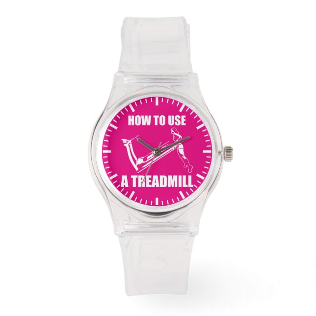 Reloj De Pulsera Treadmill - Novedad divertida para mujeres (Anverso)