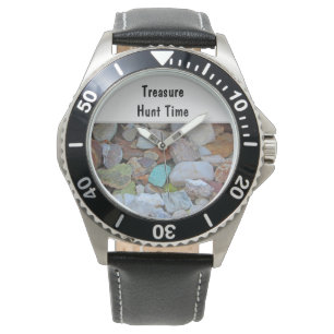 Reloj De Pulsera Treasure Hunt Time Avid Rock Collector Rockhound