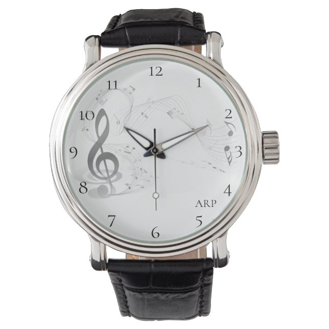 Reloj De Pulsera *~* Treble Clef Creative Modern Music Note (Anverso)