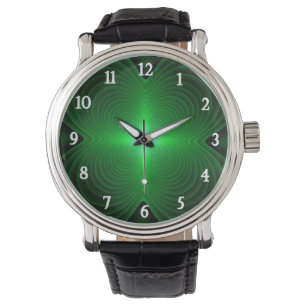 Reloj De Pulsera Trébol verde
