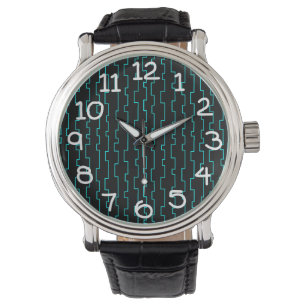 Reloj De Pulsera Trellis moderno de mediados del siglo