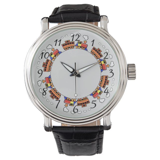 Reloj De Pulsera Tren Animado (Anverso)