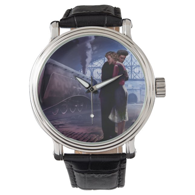 Reloj De Pulsera Tren azul (Anverso)