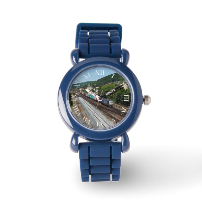 Reloj De Pulsera Tren de carga en Gemünden a Main (Anverso)