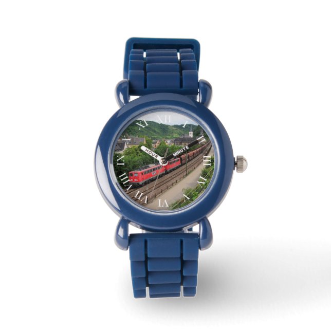 Reloj De Pulsera Tren de carga en St. Goar (Anverso)