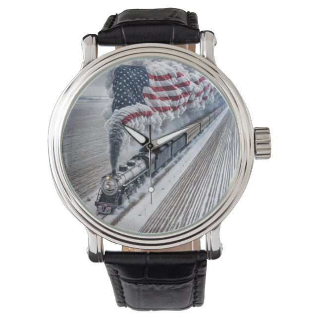 Reloj De Pulsera Tren de la Libertad de Estados Unidos (Anverso)