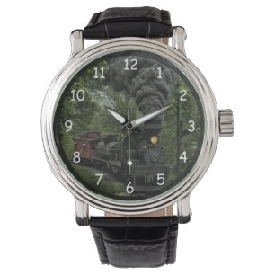 Reloj De Pulsera Tren de motor de vapor vintage