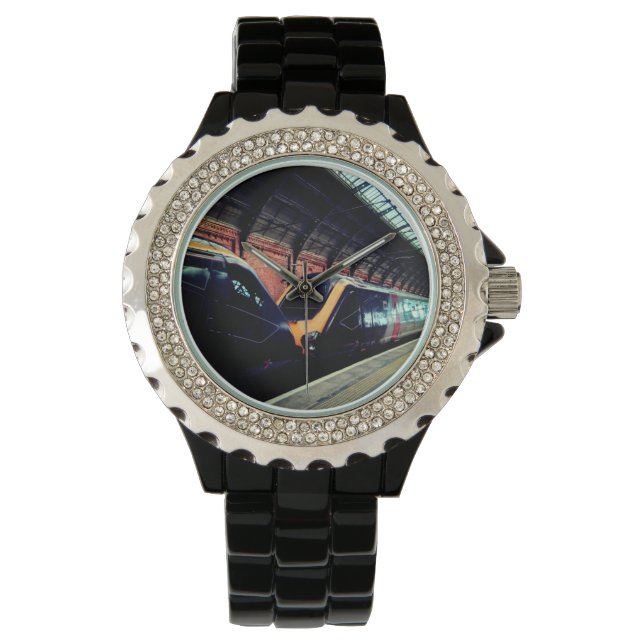 Reloj De Pulsera Tren, en la estación Darlington (Anverso)